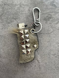 Leather lighter case keychain + Lighter